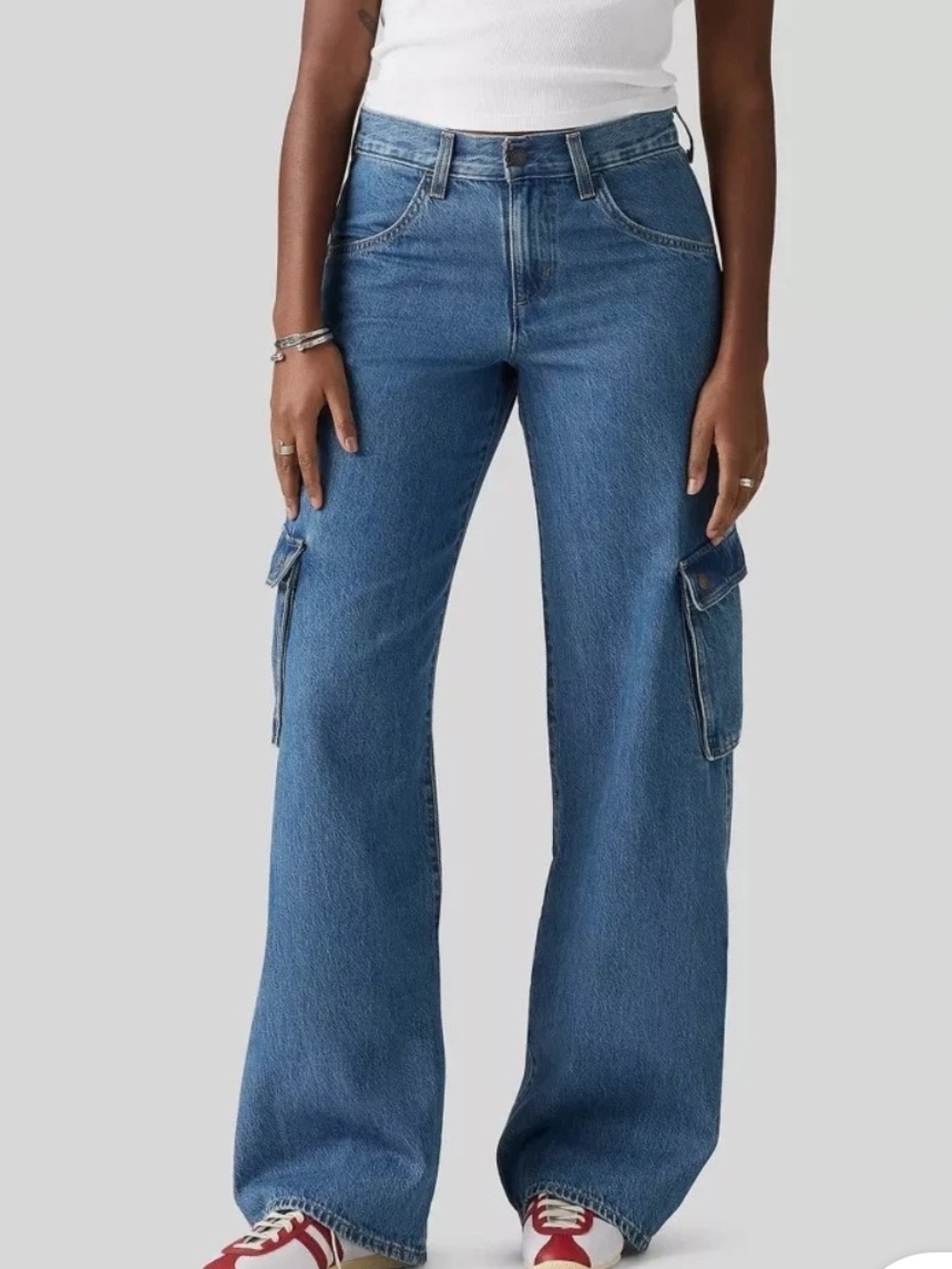 Levi's Women's Superlow Loose Jeans 28/32 - Picture 1 of 3